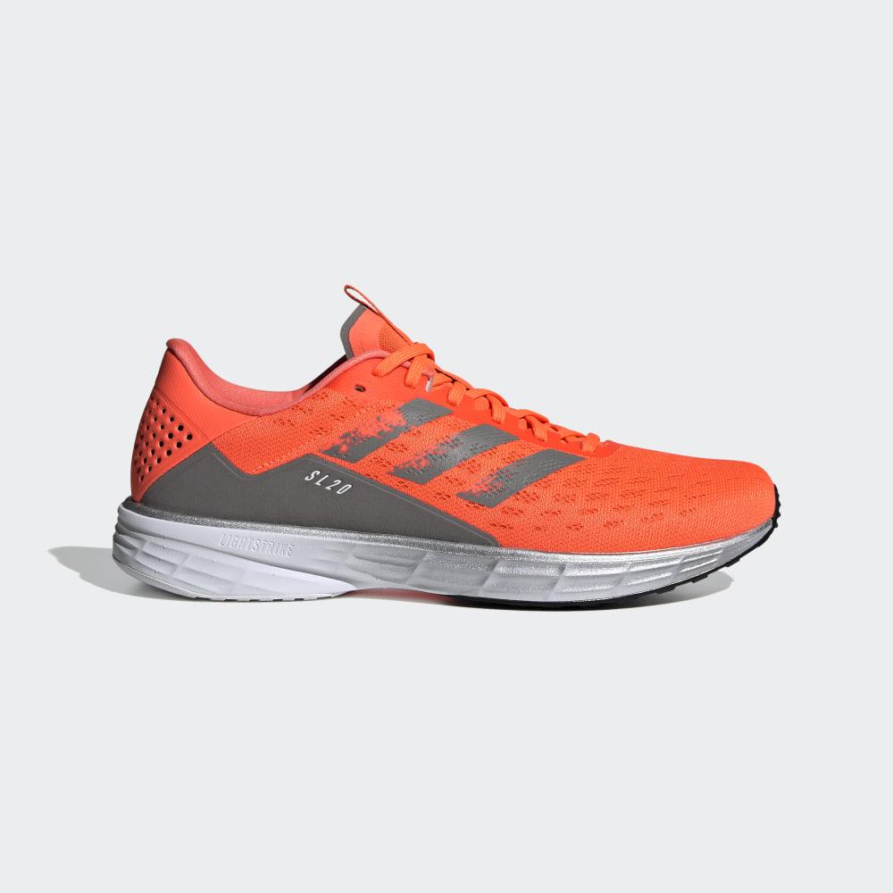 Adidas Men's SL20 Running Shoes Coral/Grey/Black Ireland EG1145